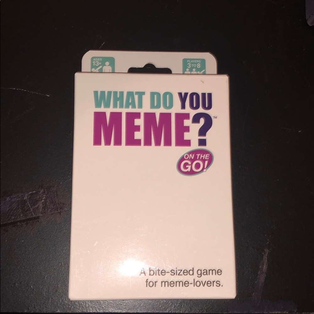 What do you meme? Card game